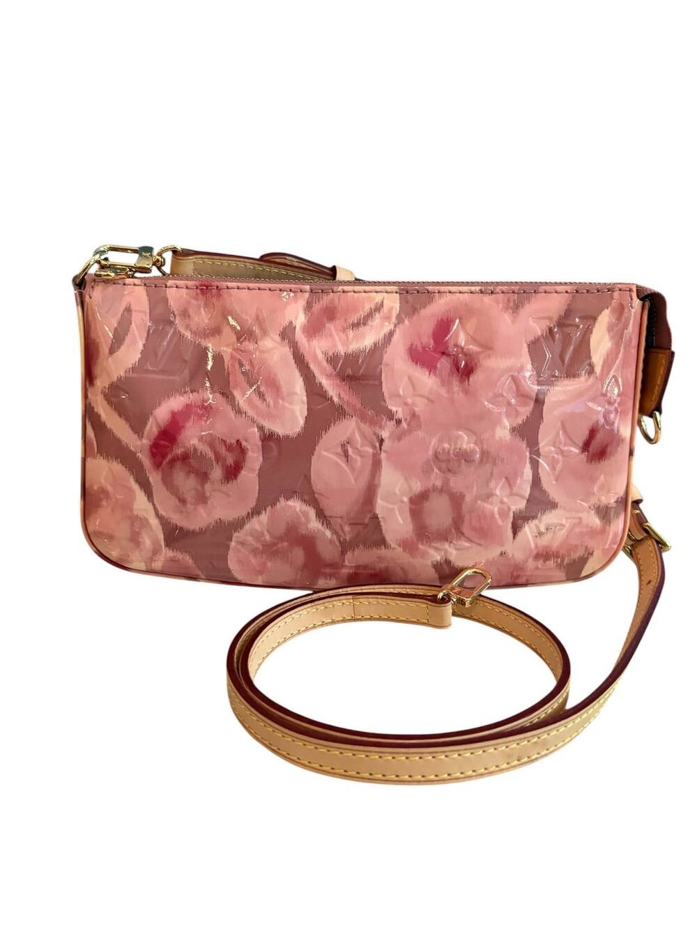 Louis Vuitton Ikat Pochette Rose Velours